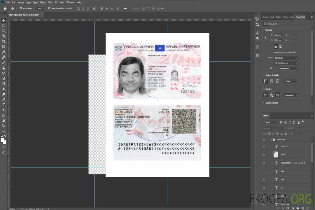 Autriche ID 2021-présent template